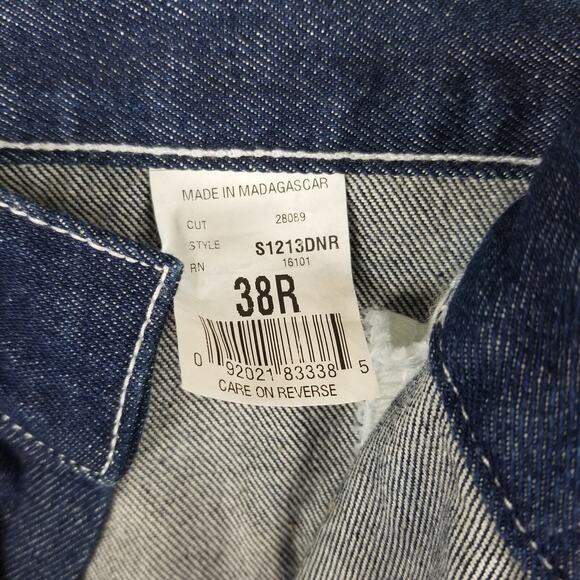 BERNE Men's Denim Carpenter Work Shorts Size 38 Pockets 100% Cotton MIchigan USA - Picture 3 of 10